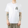 Load image into Gallery viewer, Slam City Skates Classic Chest Logo T-Shirt White / Black
