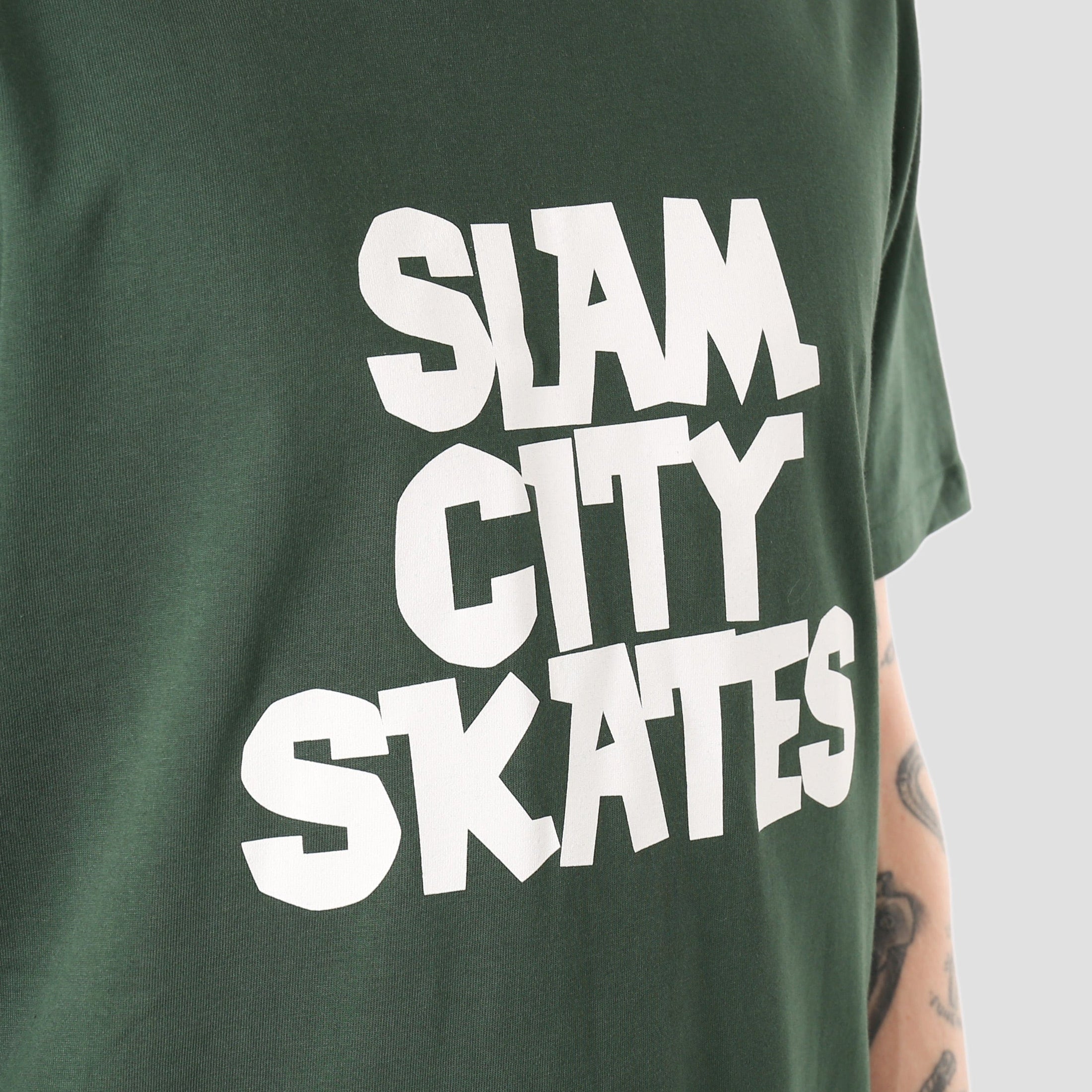 Slam City Classic Logo T-Shirt Forest Green