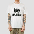 Load image into Gallery viewer, Slam City Skates Classic Logo T-Shirt White
