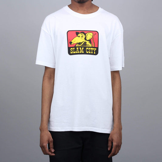 Slam City Skates Tougher T-Shirt White