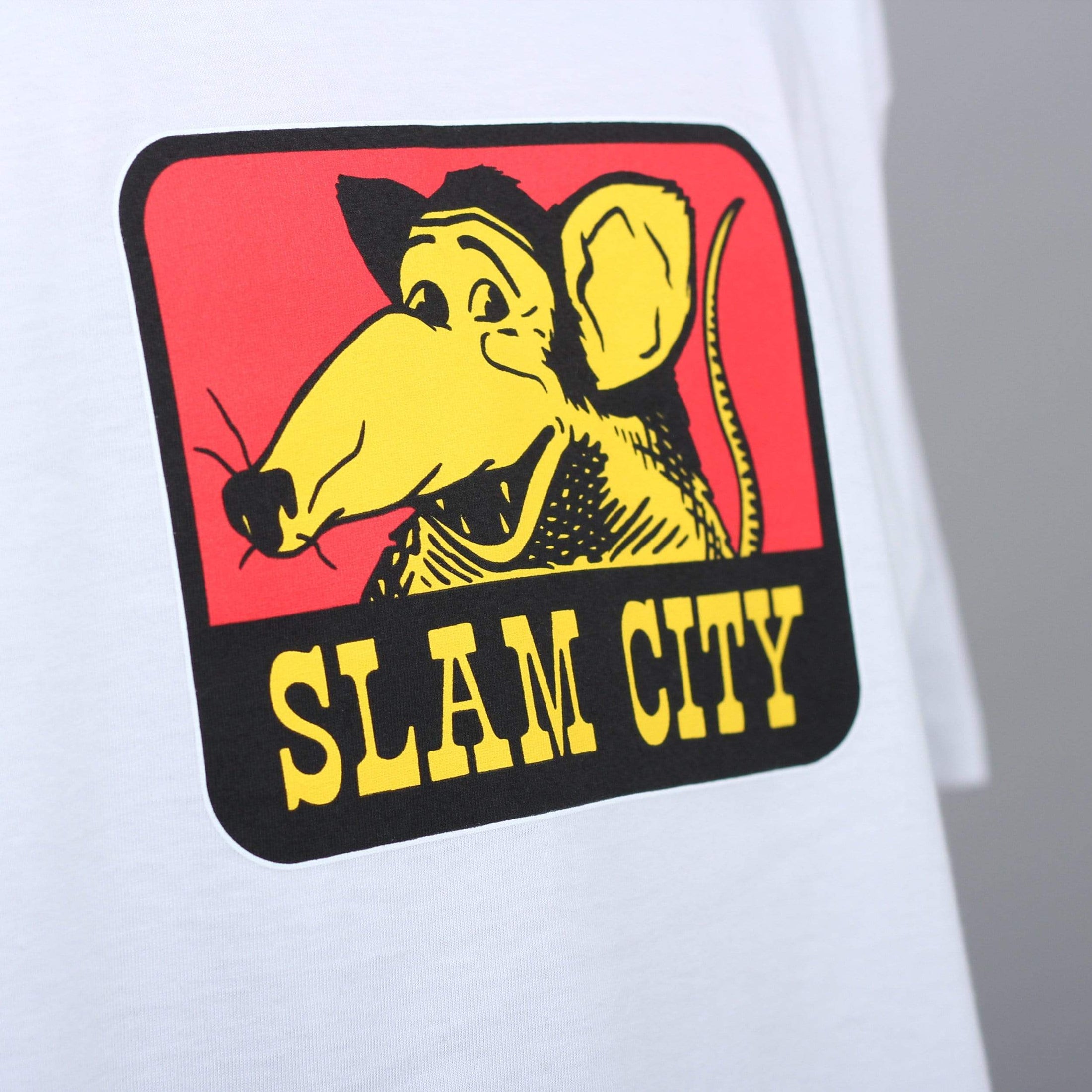 Slam City Skates Tougher T-Shirt White