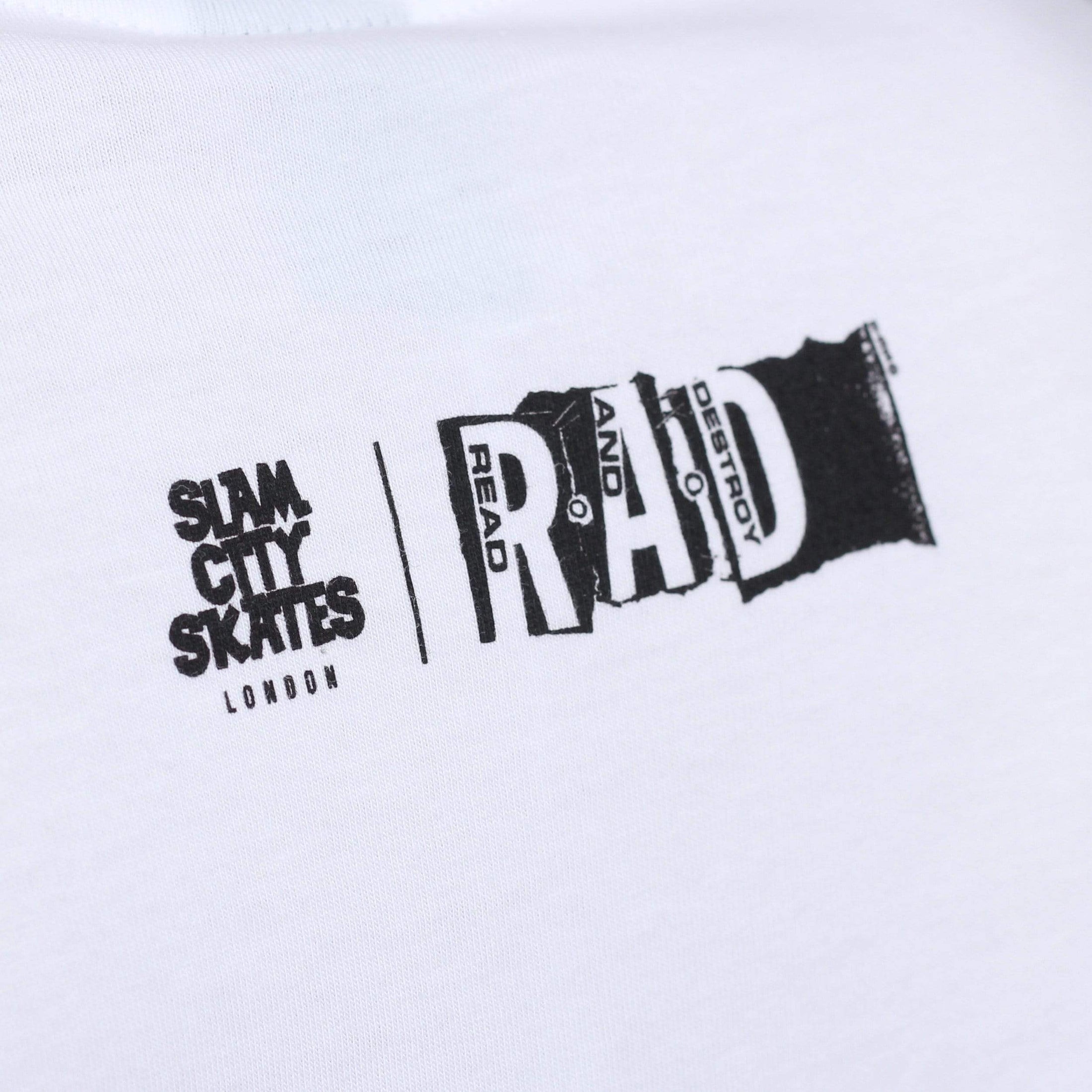 Slam City Skates X RAD Curtis McCann T-Shirt White