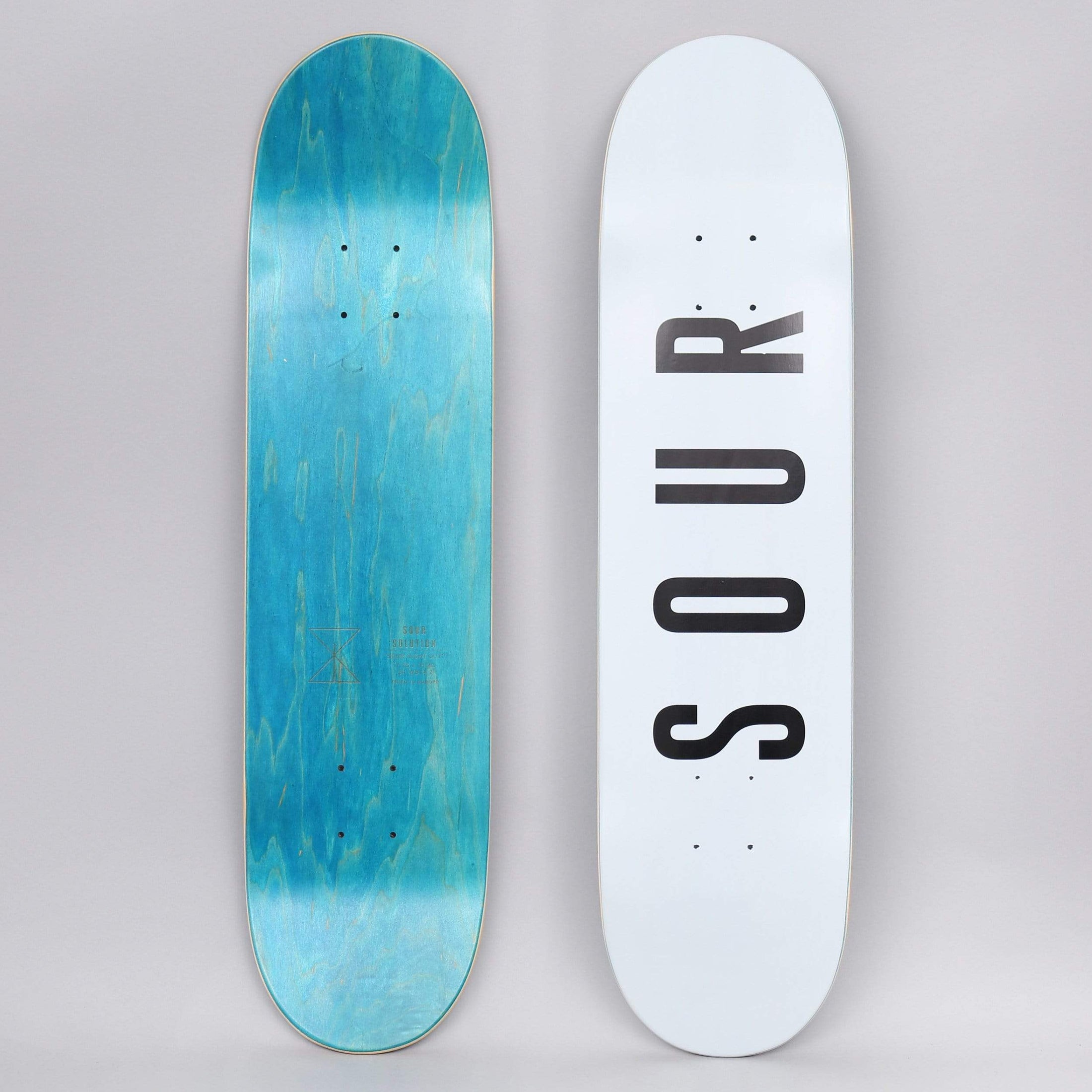 Sour 7.75 Army Skateboard Deck White