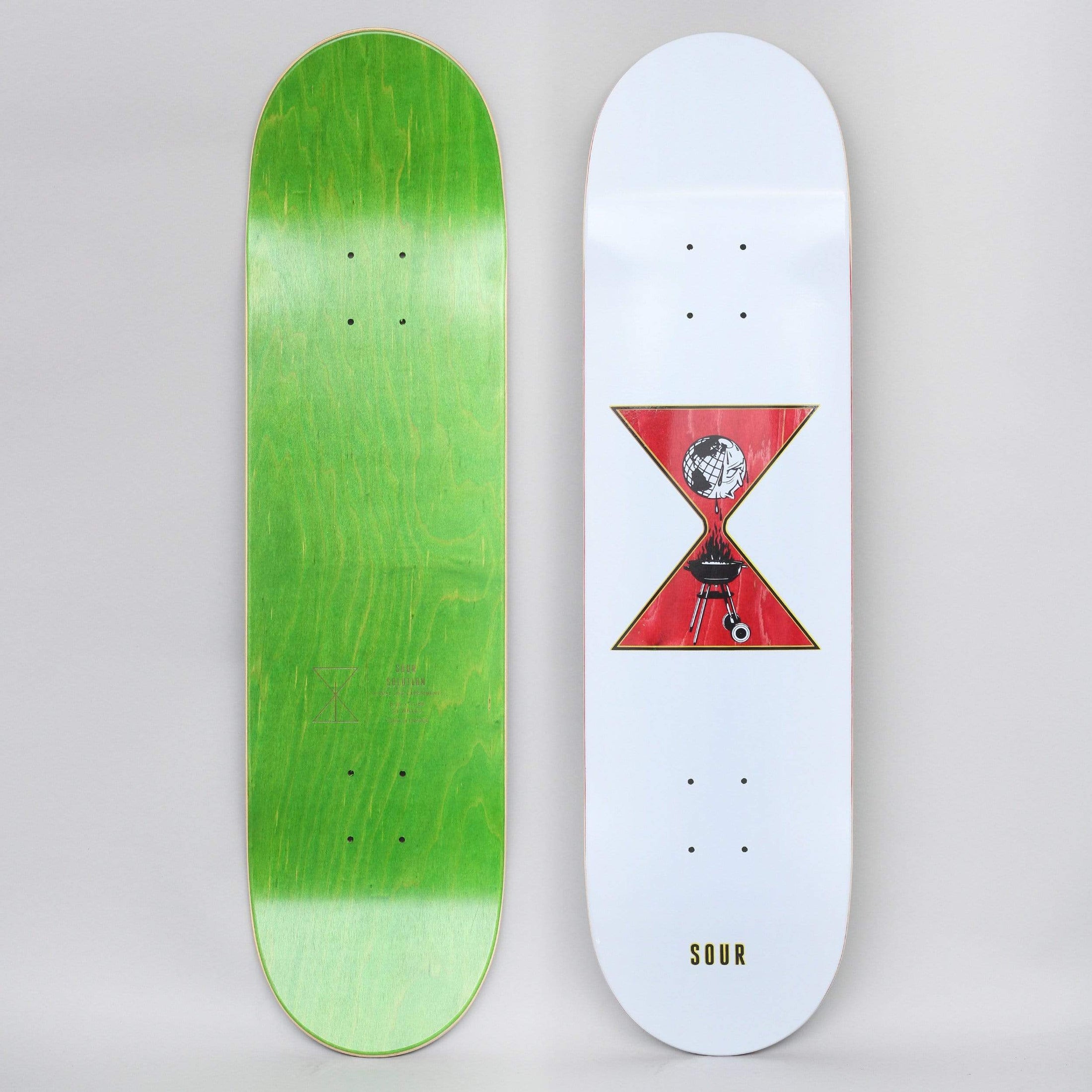 Sour 8.25 Global BBQ Skateboard Deck Pale Blue