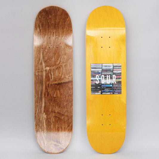 Sour 8.5 Box Logo Tapes Skateboard Deck Yellow