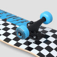 Load image into Gallery viewer, Speed Demons 7.75 Checkers Complete Skateboard Black / Blue
