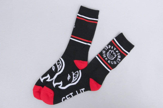 Spitfire Classic Bighead Socks Black / White / Red