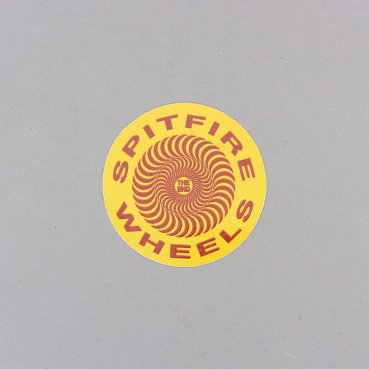 Spitfire Classic Sticker Yellow