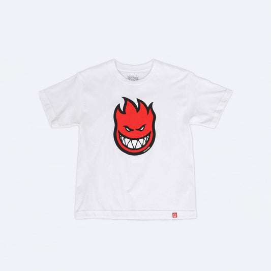 Spitfire Bighead Fill Youth T-Shirt White / Red