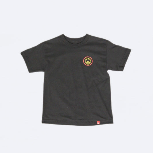 Spitfire Classic Swirl Youth T-Shirt Fade Black / Red / Yellow