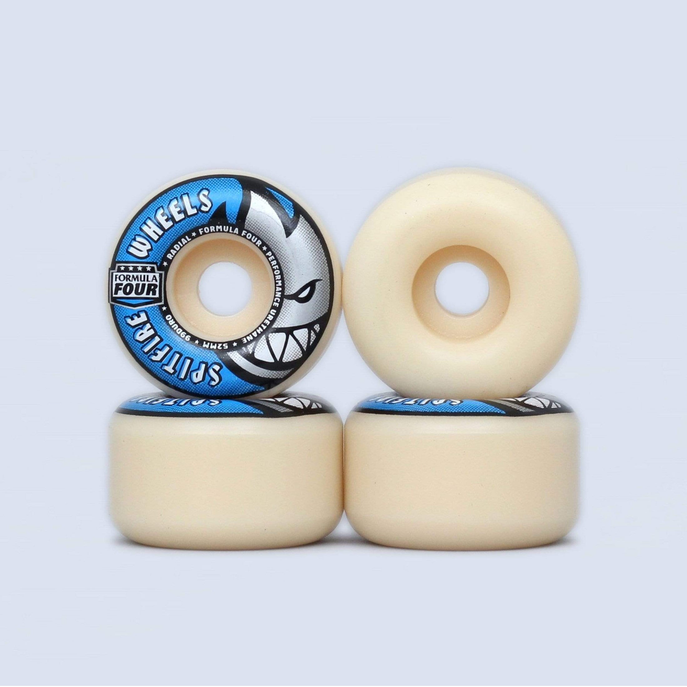 Spitfire 52mm 99DU Formula Four Radial Wheels Natural