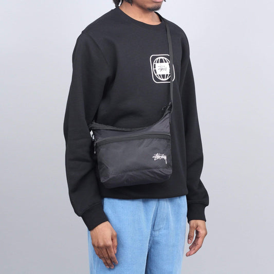 Stussy Light Weight Shoulder Bag Black