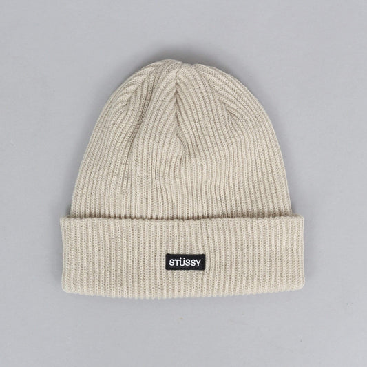 Stussy Small Patch Watch Cap Beanie Off White
