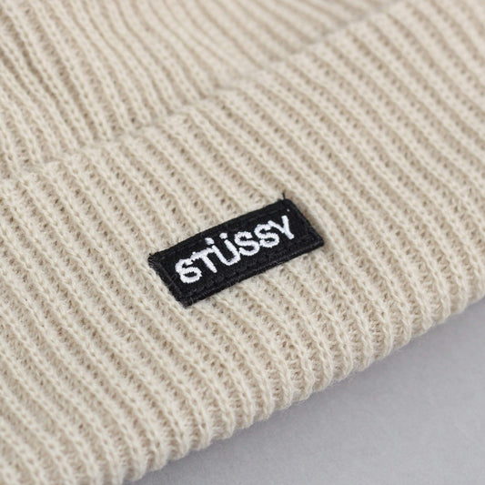 Stussy Small Patch Watch Cap Beanie Off White