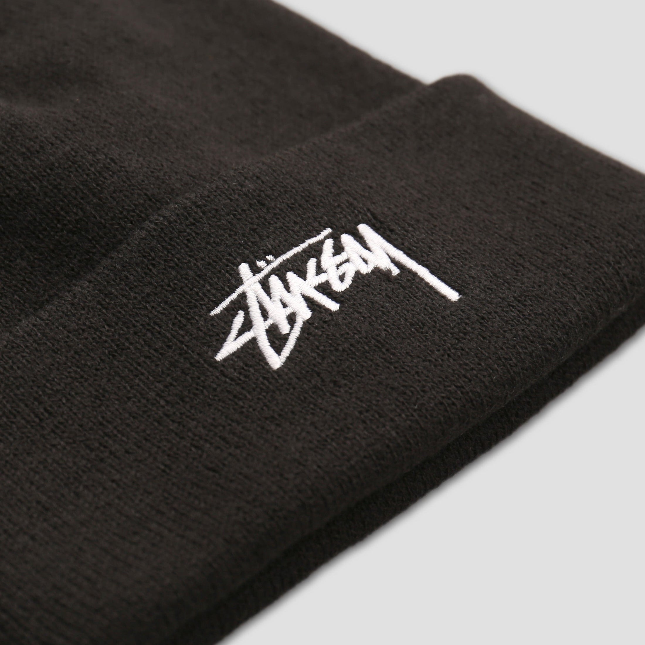 Stussy Stock Cuff Beanie Black