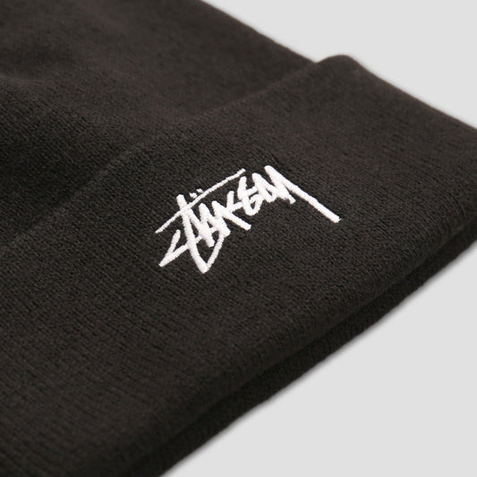Stussy Stock Cuff Beanie Black