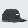 Load image into Gallery viewer, Stussy Bars Logo Low Pro Cap Black
