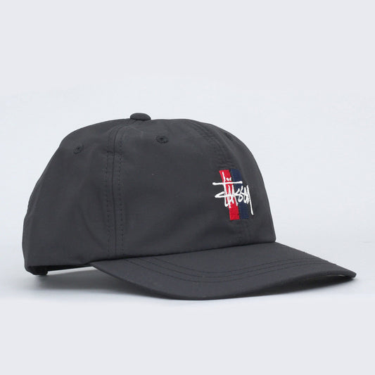 Stussy Bars Logo Low Pro Cap Black