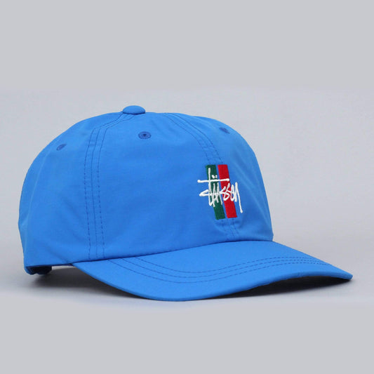 Stussy Bars Logo Low Pro Cap Blue
