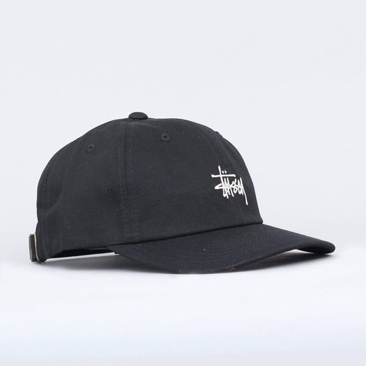 Stussy Stock Low Pro Cap Black / White