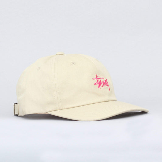 Stussy Stock Low Pro Cap Khaki / Pink