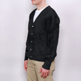 Load image into Gallery viewer, Stussy Shaggy Cardigan Black
