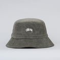 Load image into Gallery viewer, Stussy Corduroy Bucket Hat Olive
