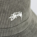 Load image into Gallery viewer, Stussy Corduroy Bucket Hat Olive
