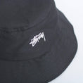 Load image into Gallery viewer, Stussy Stock Bucket Hat Black
