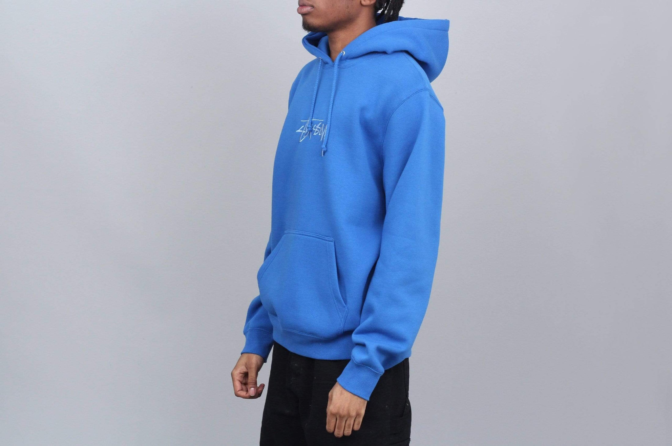 Stussy Stock Logo App Hood Blue