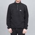 Load image into Gallery viewer, Stussy Basic Polar Fleece Mock Jacket Black
