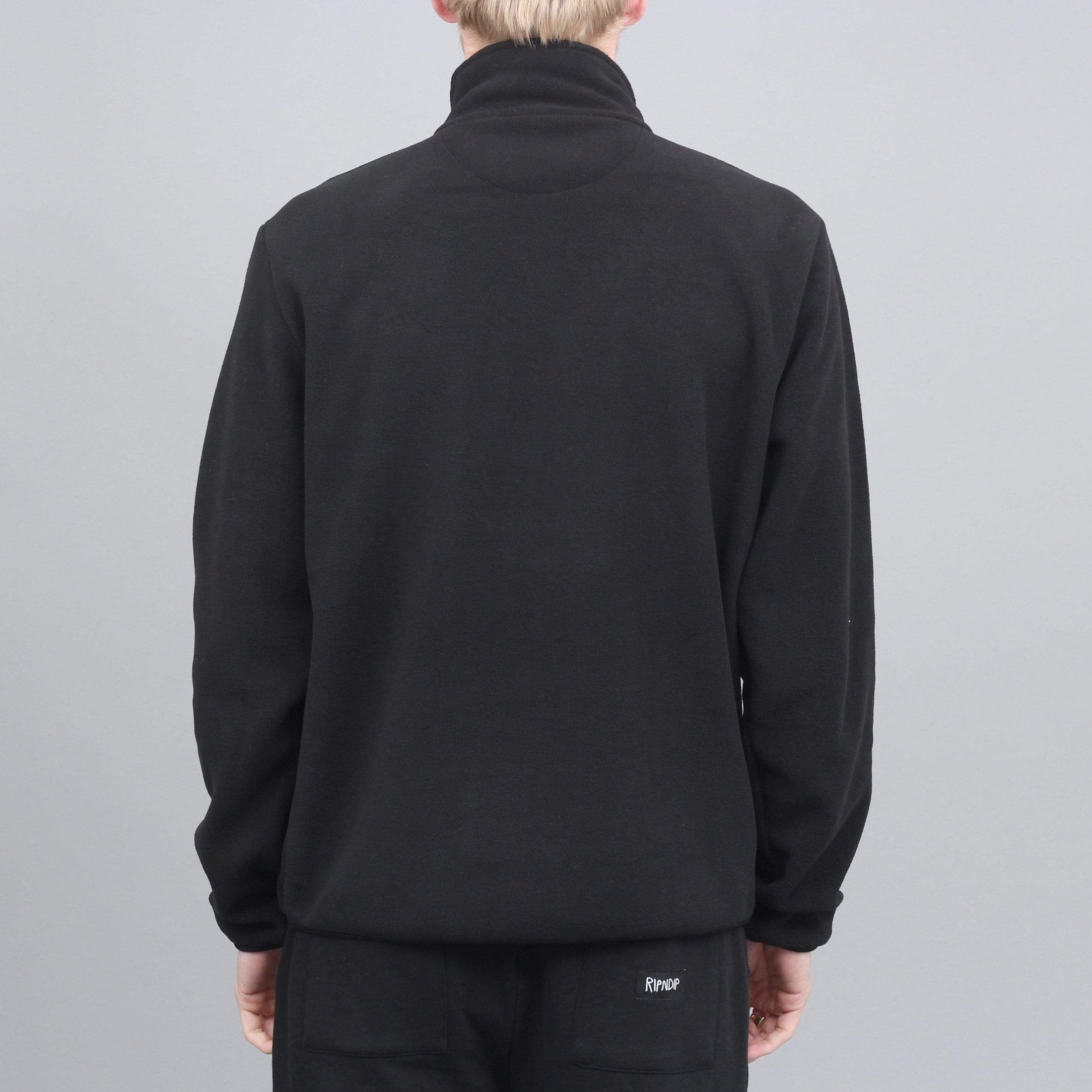 Stussy Basic Polar Fleece Mock Jacket Black