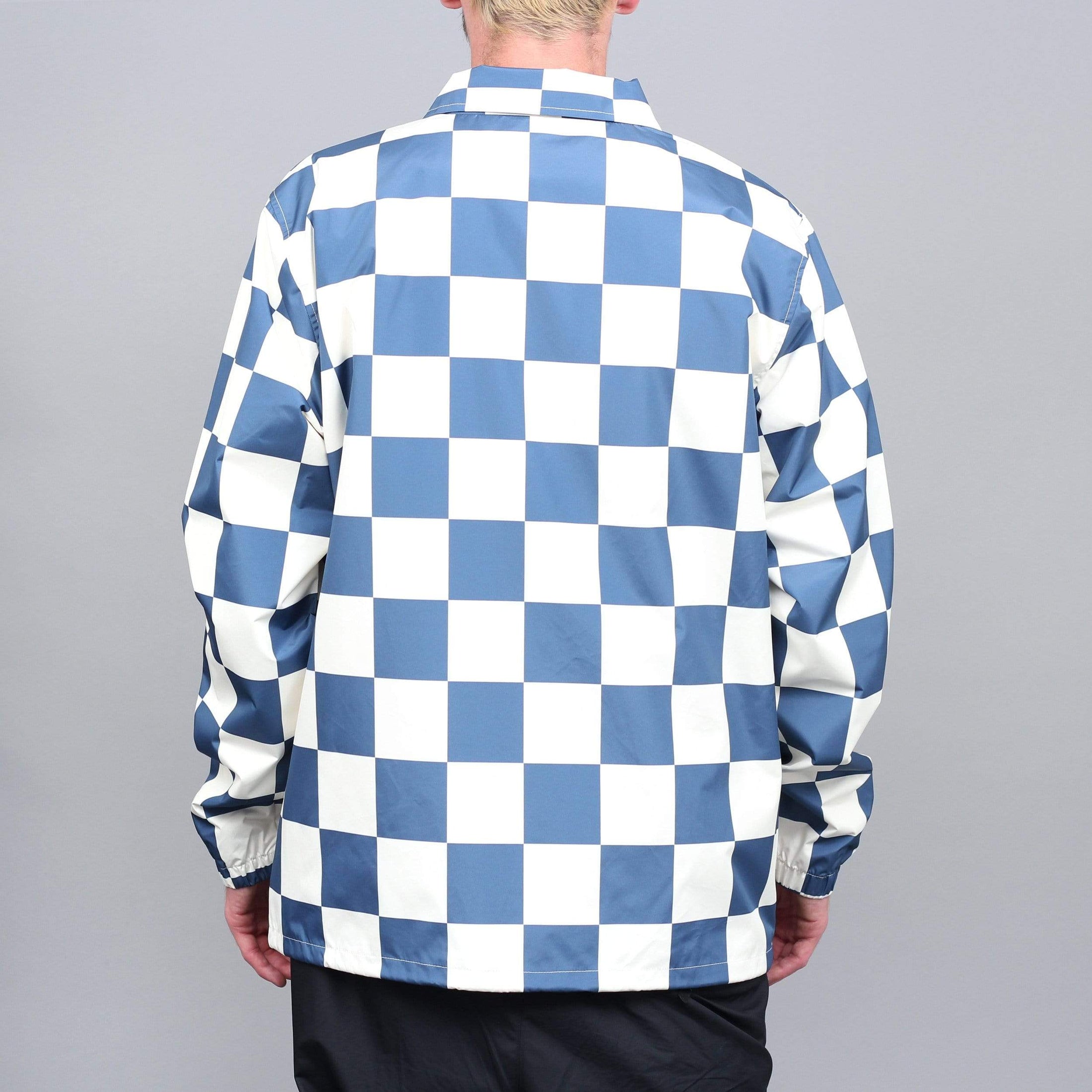 Stussy Checker Coach Jacket Slate
