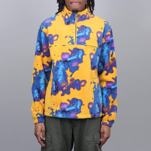 Stussy Half Zip Polar Mock Tie Dye