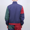 Load image into Gallery viewer, Stussy Panel Track Jacket Navy

