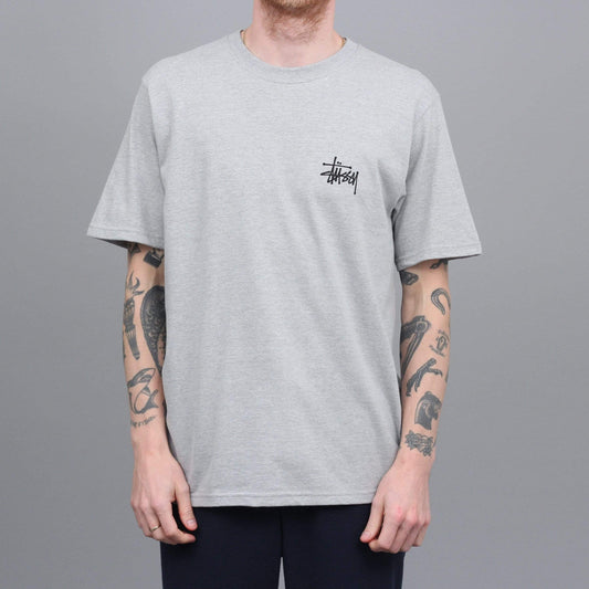 Stussy Basic Stussy T-Shirt Grey Heather / Black