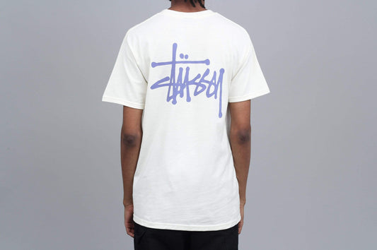 Stussy Basic Stussy T-Shirt Vanilla / Purple