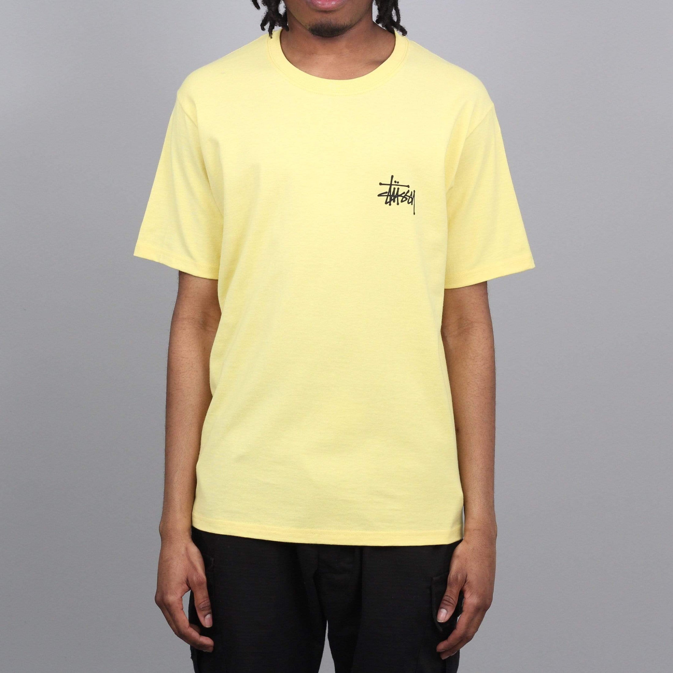 Stussy Basic Stussy T-Shirt Yellow