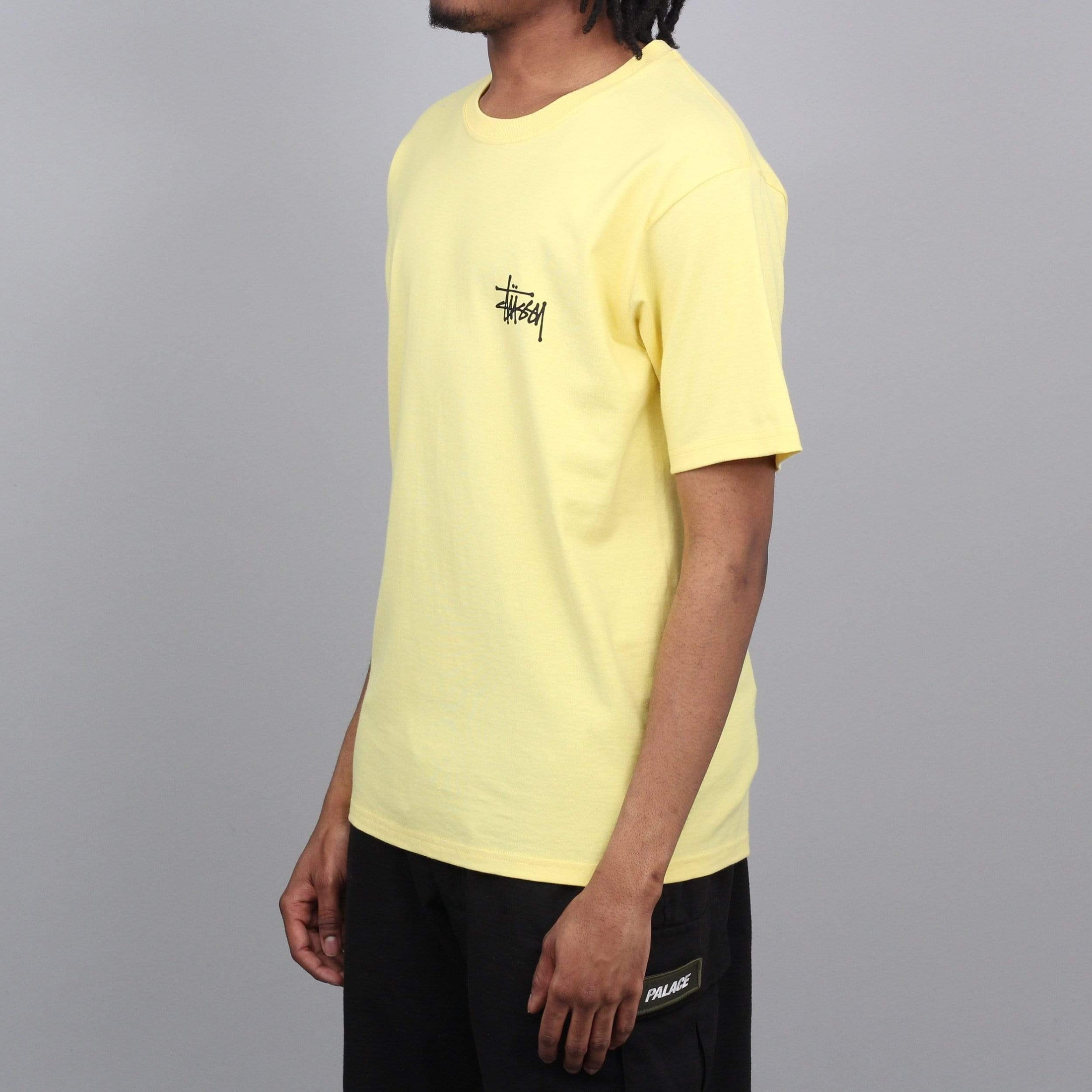 Stussy Basic Stussy T-Shirt Yellow