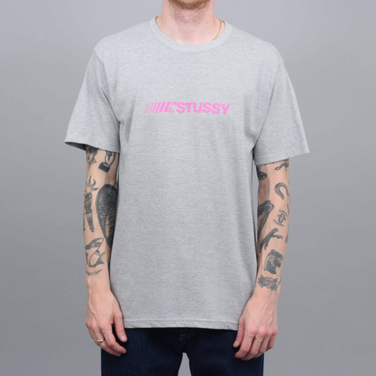 Stussy Champion T-Shirt Ash Heather