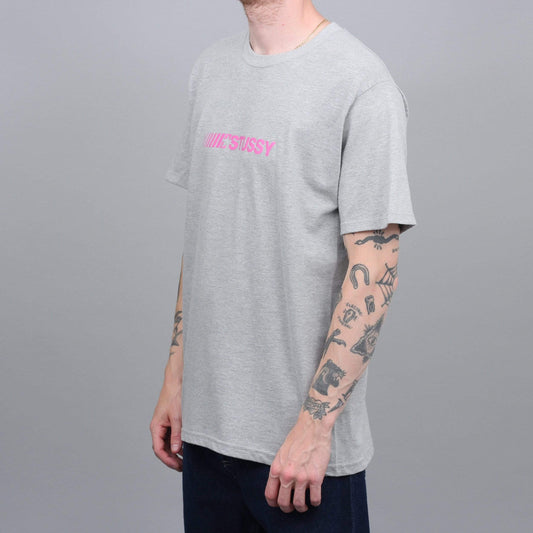 Stussy Champion T-Shirt Ash Heather