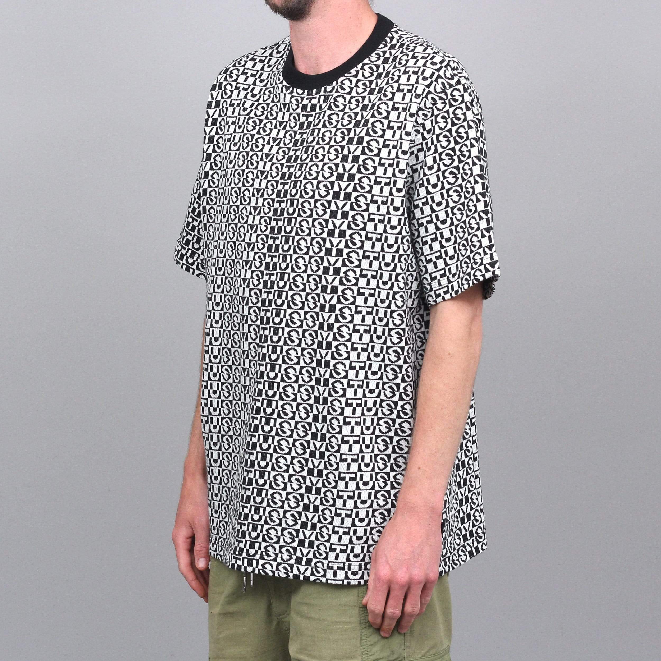 Stussy Check Crew T-Shirt Black – Slam City Skates