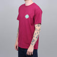 Load image into Gallery viewer, Stussy Circuit T-Shirt Wine
