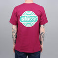 Load image into Gallery viewer, Stussy Circuit T-Shirt Wine
