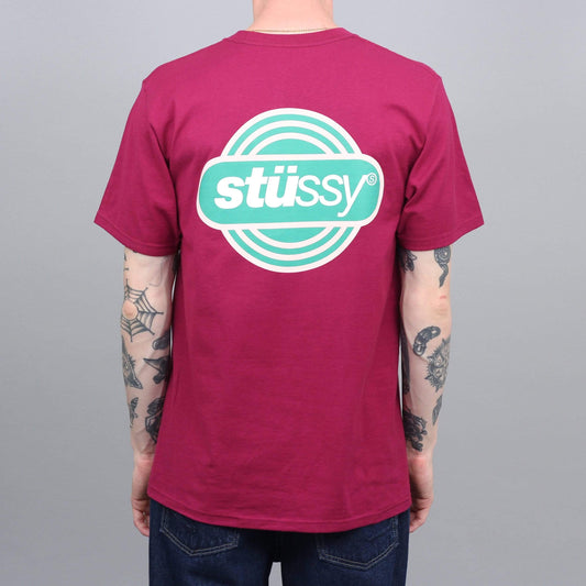 Stussy Circuit T-Shirt Wine
