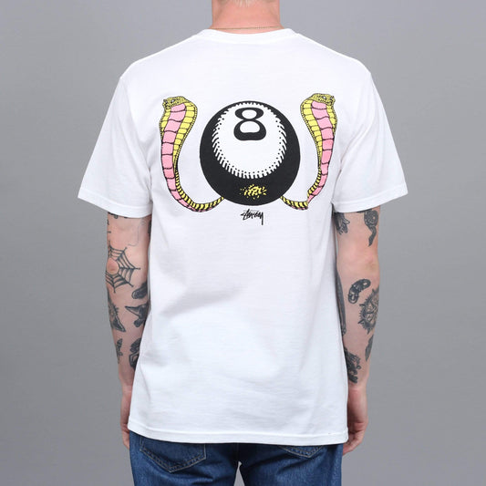 Stussy Cobra 8 T-Shirt White