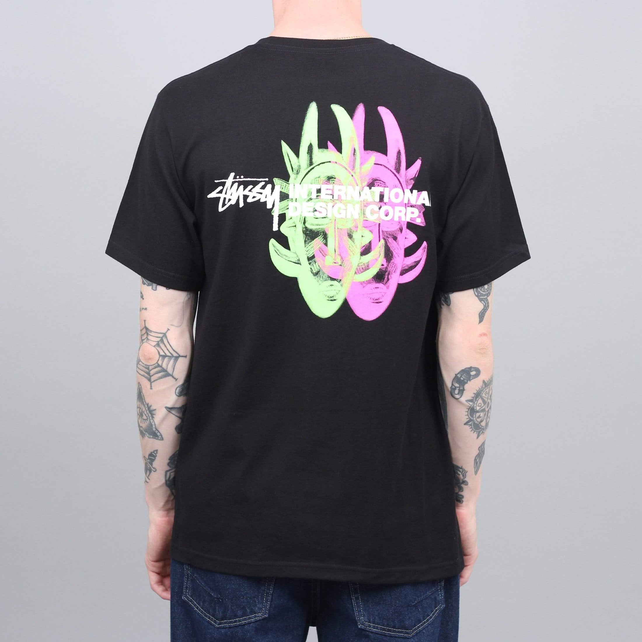 Stussy Double Mask T-Shirt Black