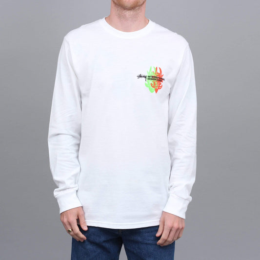 Stussy Great Future Longsleeve T-Shirt White