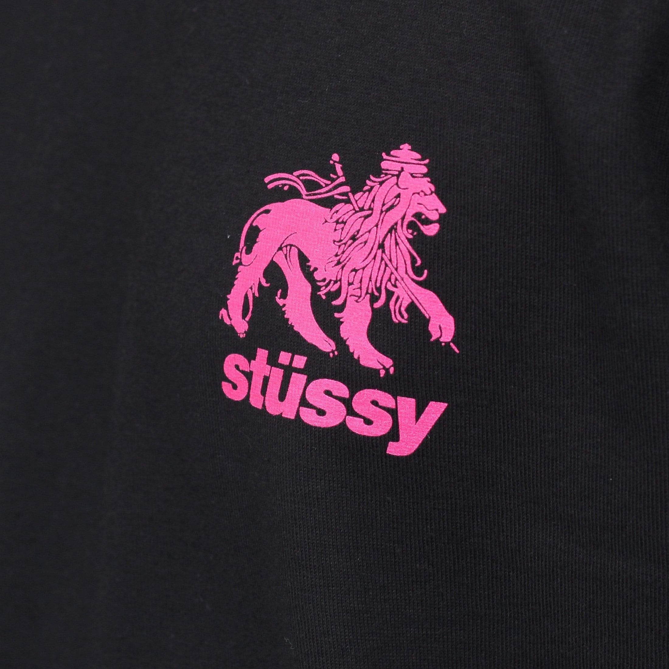 Stussy Rasta Lion T-Shirt Black