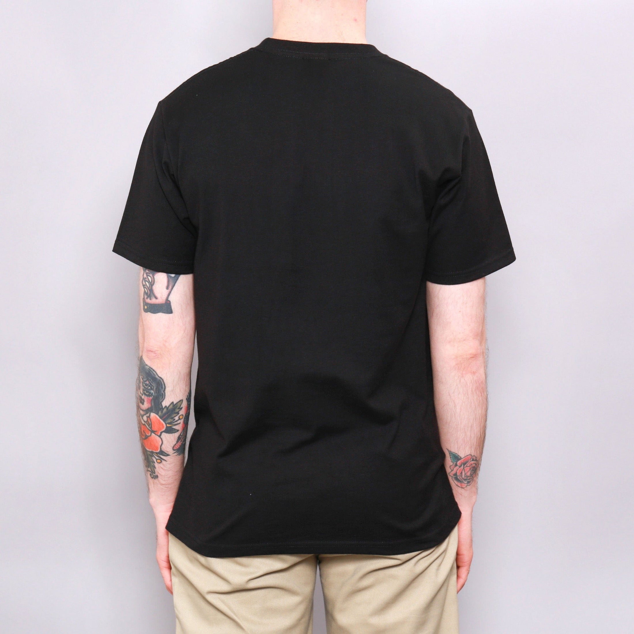 Stussy Split Oval T-Shirt Black